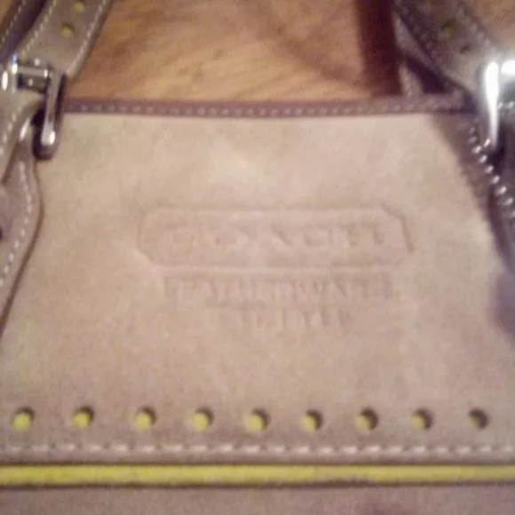 💙Coach leatherware vintage brown suede purse - Picture 7 of 7